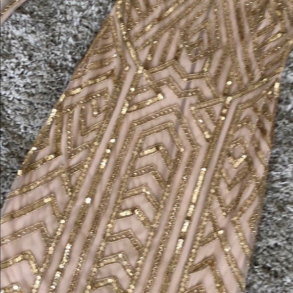 Nude Sequin Dress - Picture 4 of 9